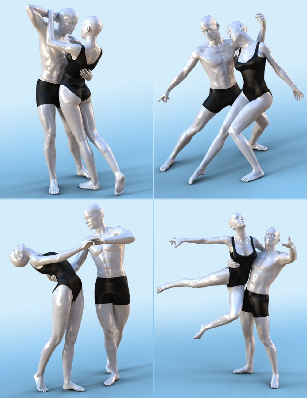 Enchanted Dance Poses for Michael 7 and Victoria 7