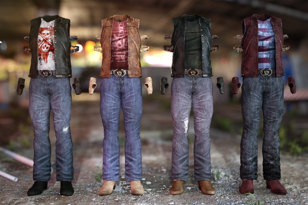 Ugly Dave Outfit Textures