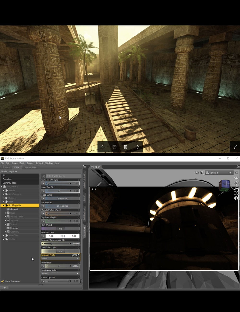 DS Iray Emissive Surfaces Mastery Course