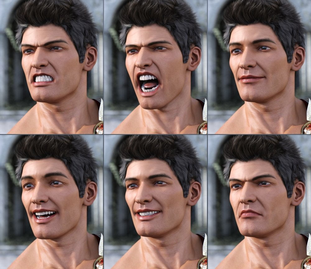 Capsces Poses and Expressions for Dante 7