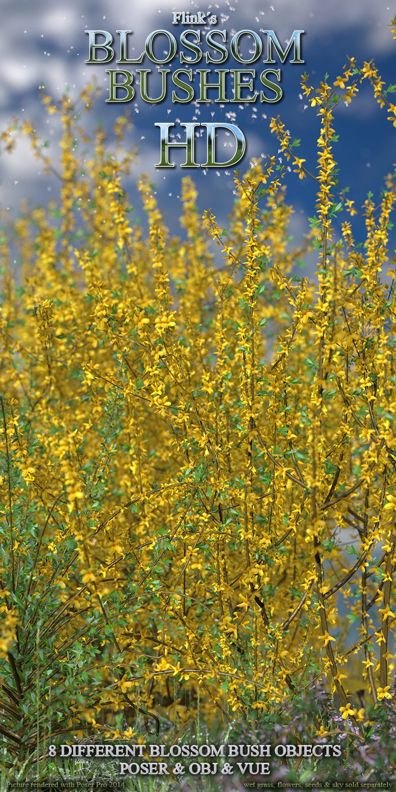 Flinks Blossom Bushes HD