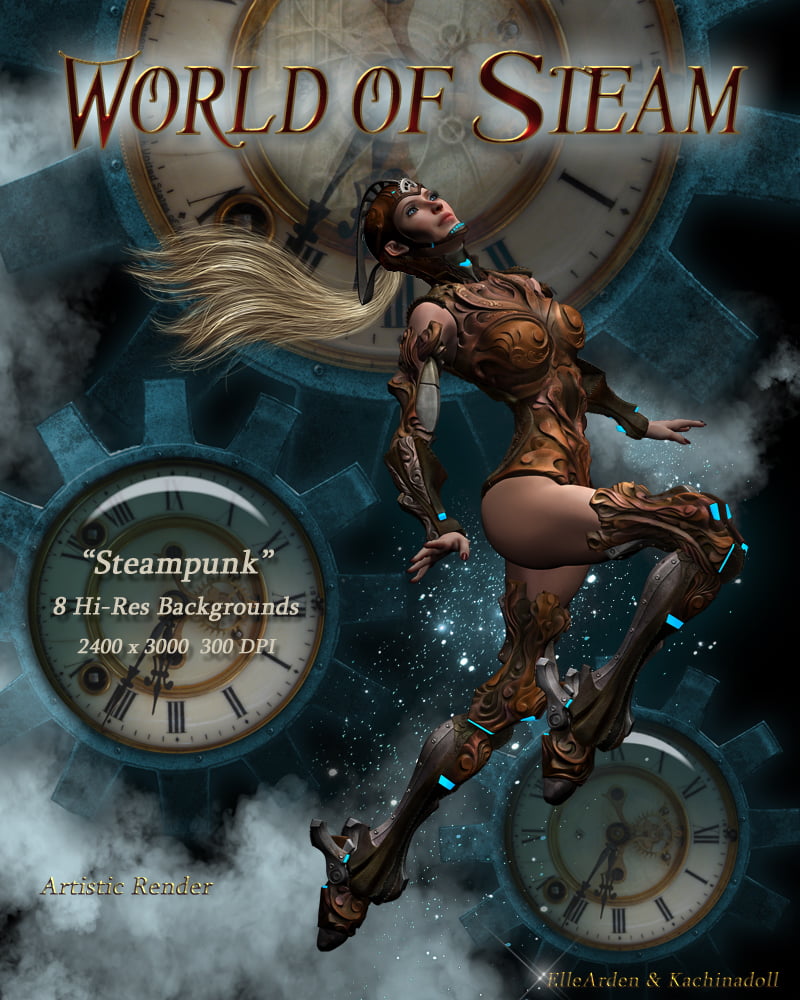 World of Steam – Steampunk Backgrounds