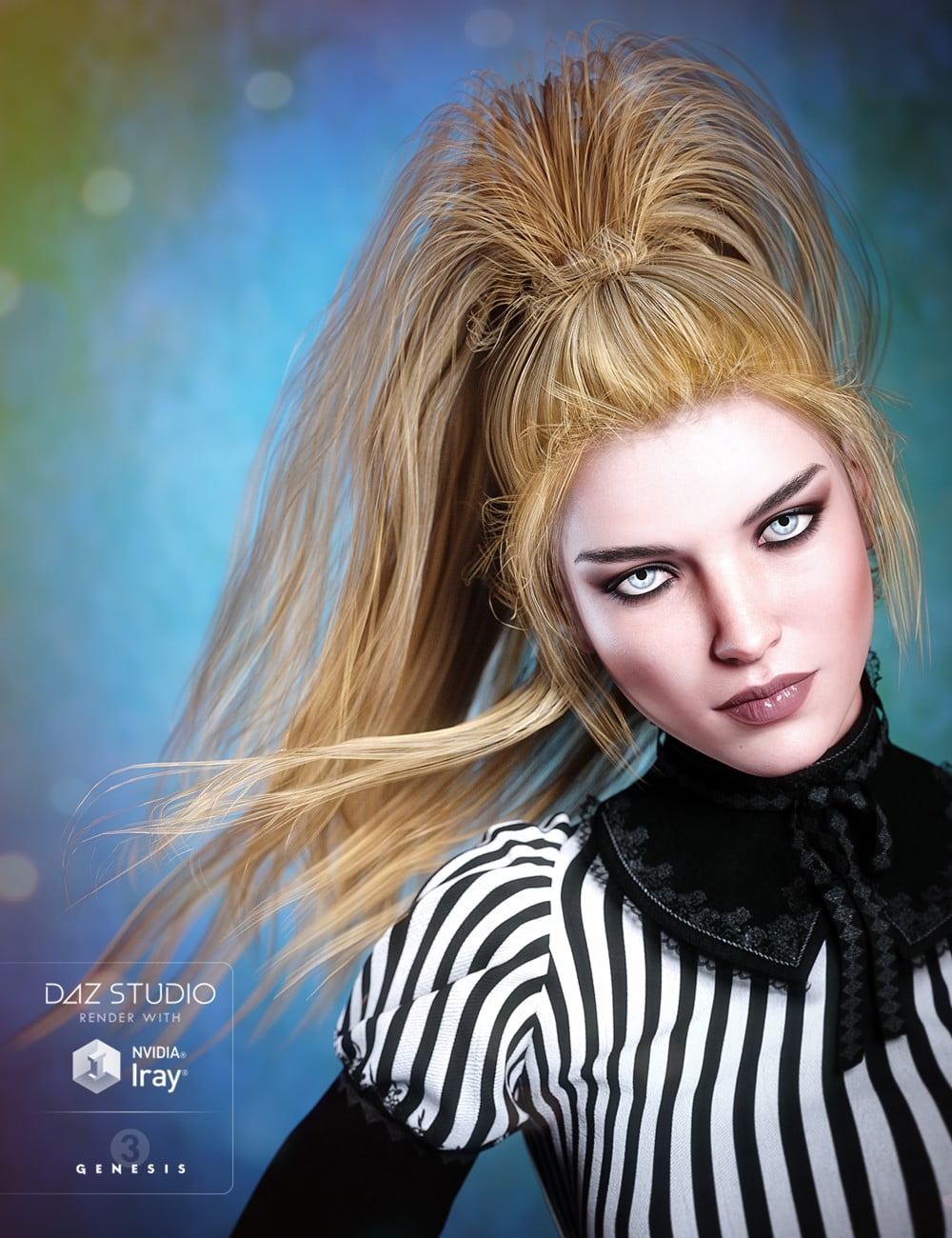 Twilight Hair for Genesis 3 Female(s)