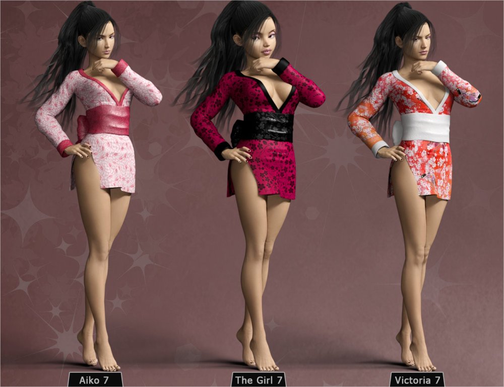 Geisha for Genesis 3 Females