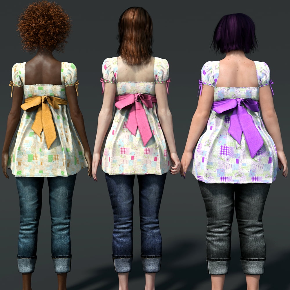 Breezy Picnic Outfit for G3F