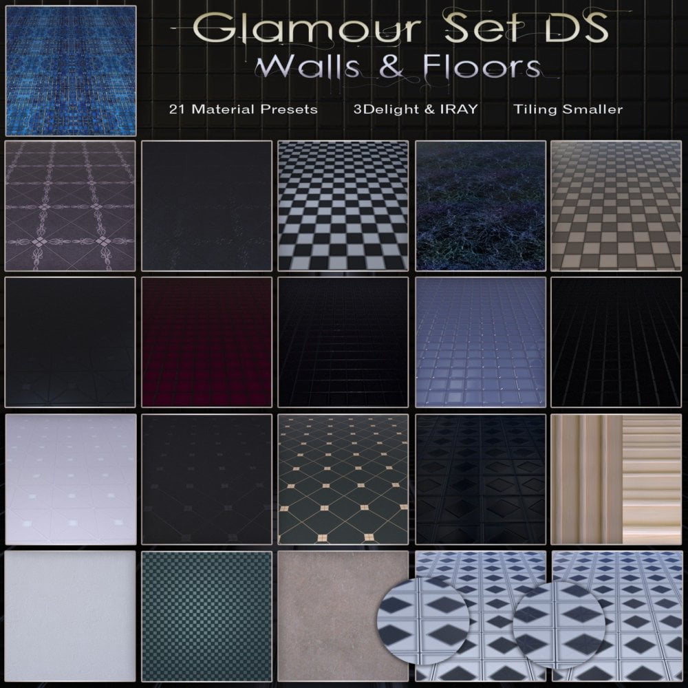 Glamour Set DS Floors & Walls
