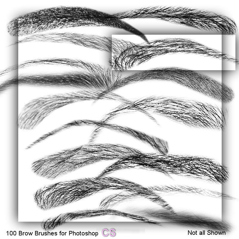 Eyebrow Brushes for Photoshop CS