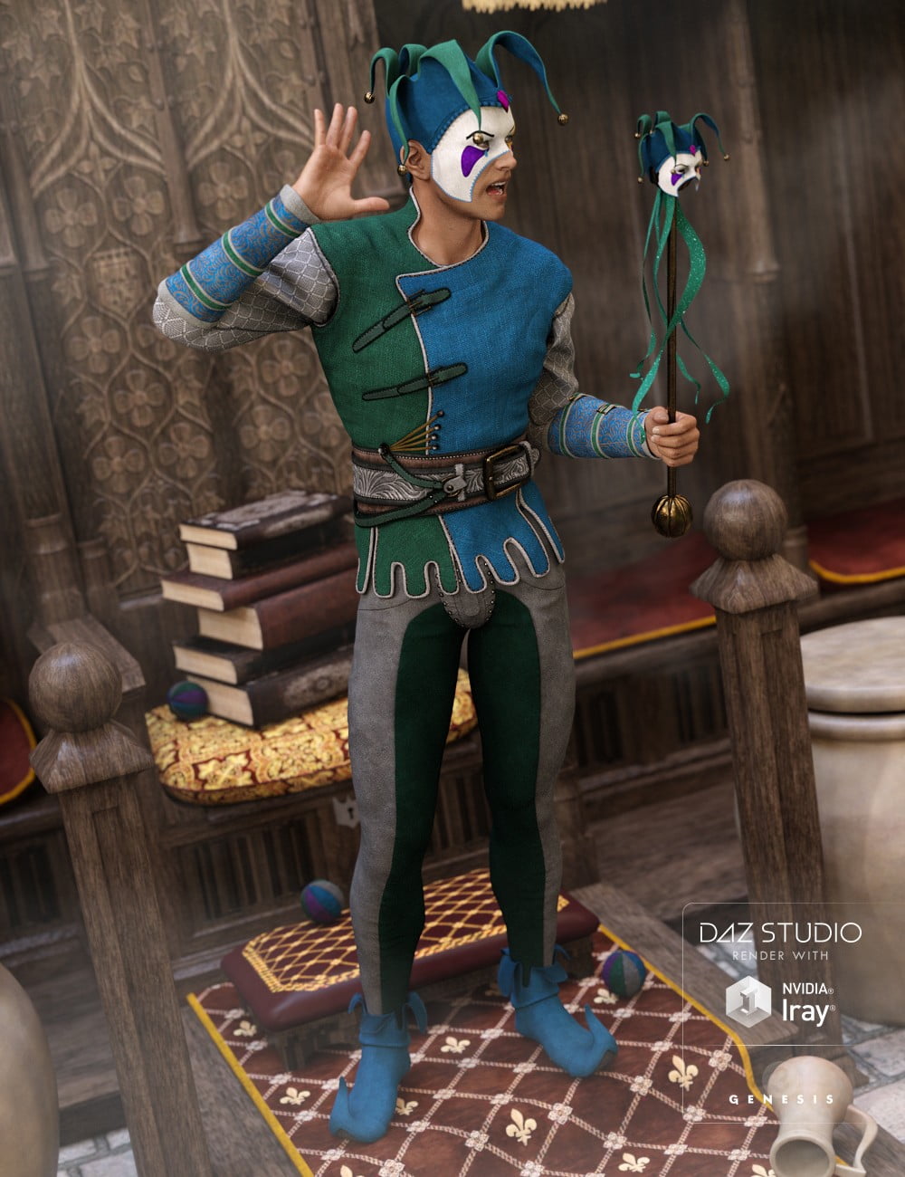 The Shadow Jester Outfit Textures