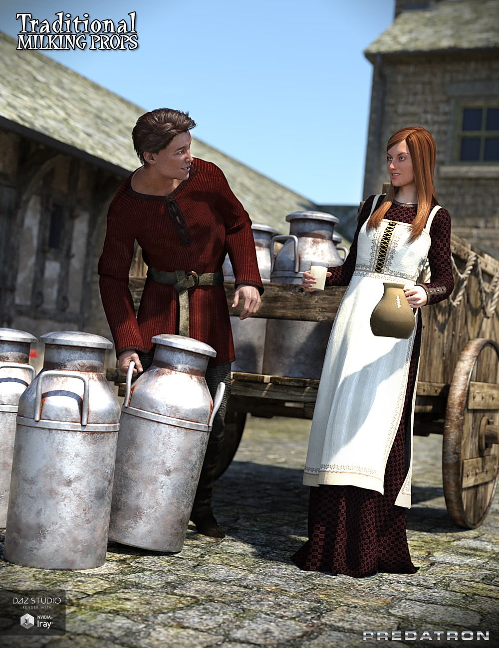 Traditional Milking Props