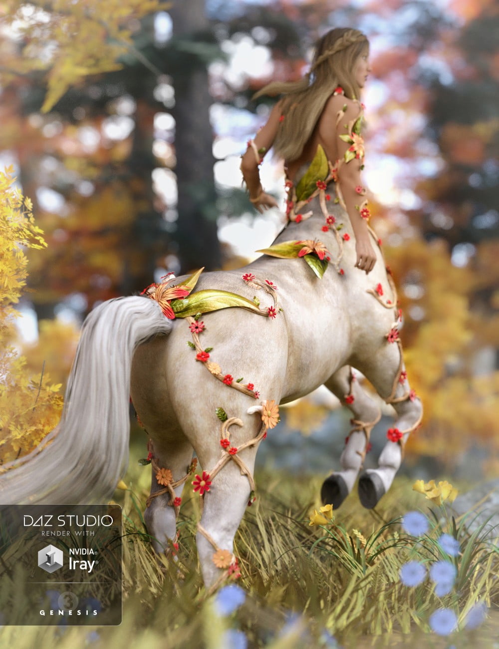 Forest Maiden Outfit for Centaur 7 Female