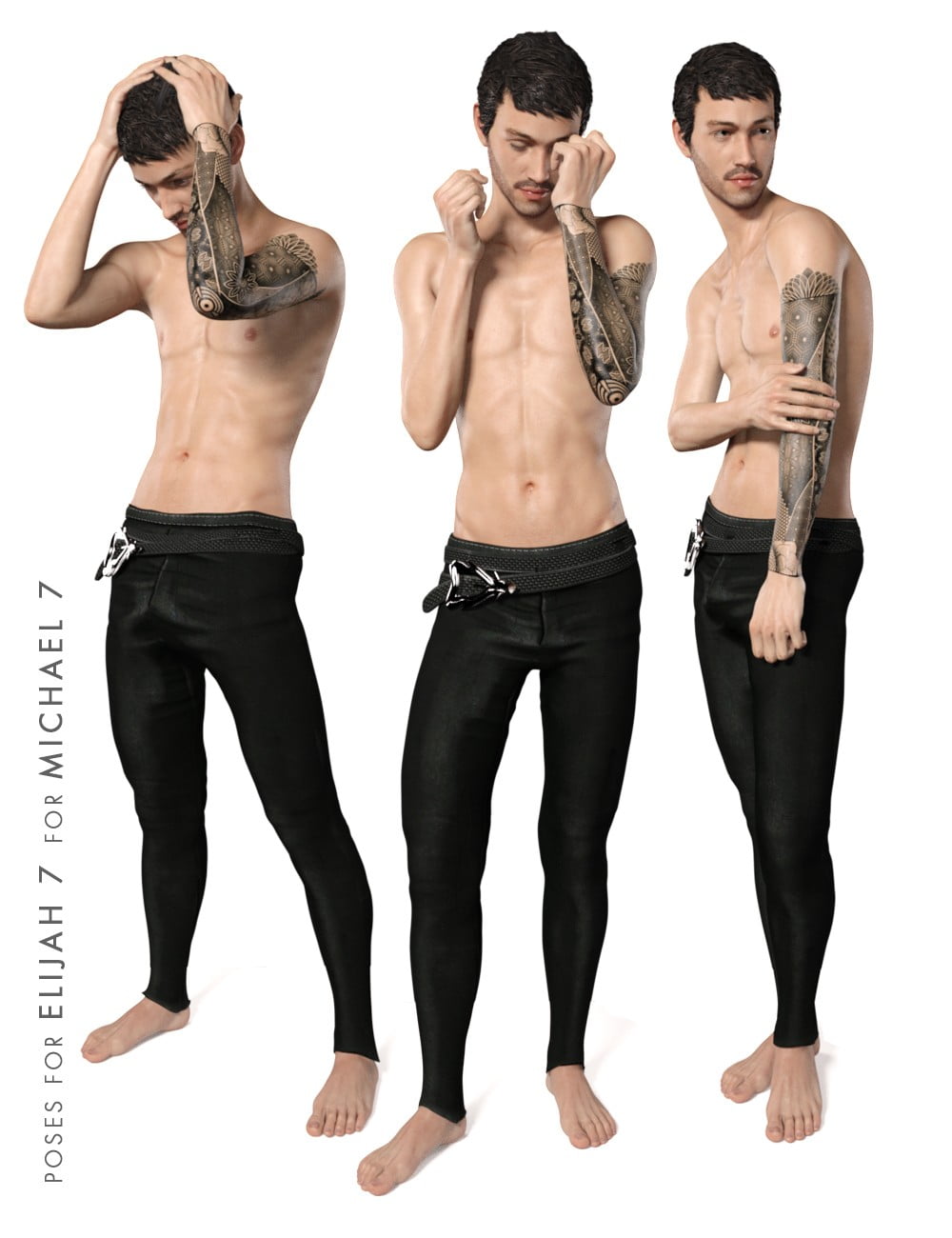 Svelte Poses for Elijah 7 and Michael 7