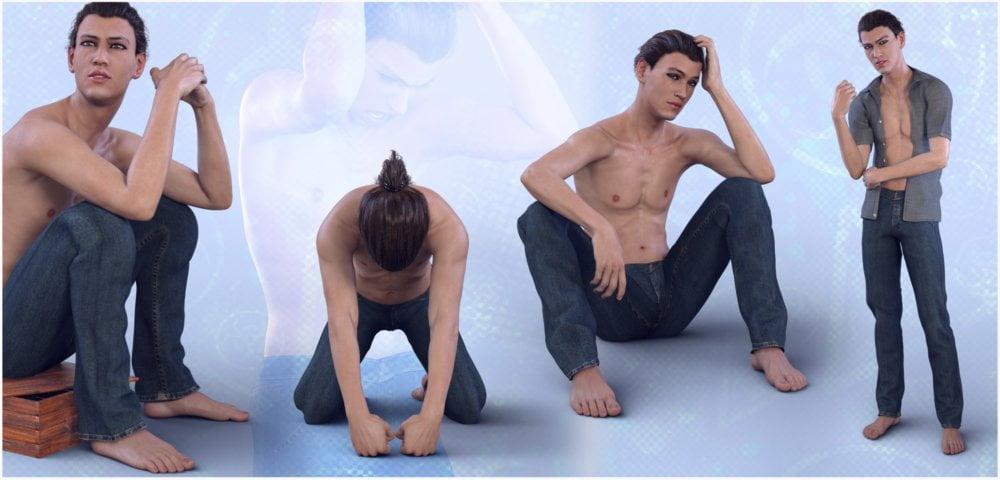 Z Justified - Poses for Elijah 7 & Genesis 3 Male