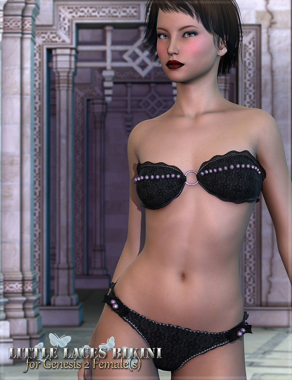 RW Little Laces Bikini for Genesis 2 Female(s)