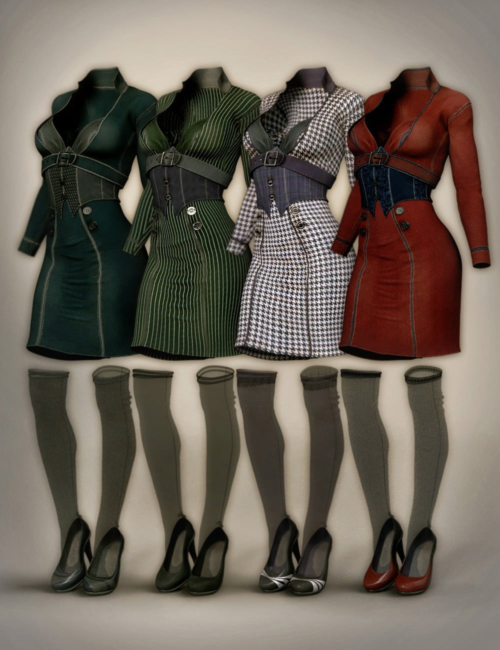 Manic Monday Outfit Textures