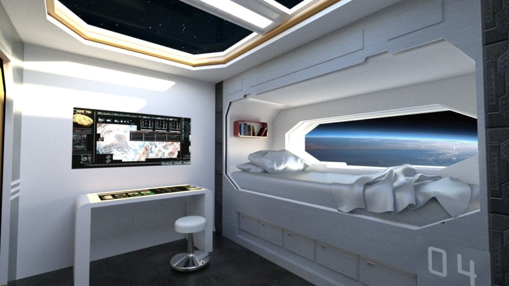 Spaceship Crew Room