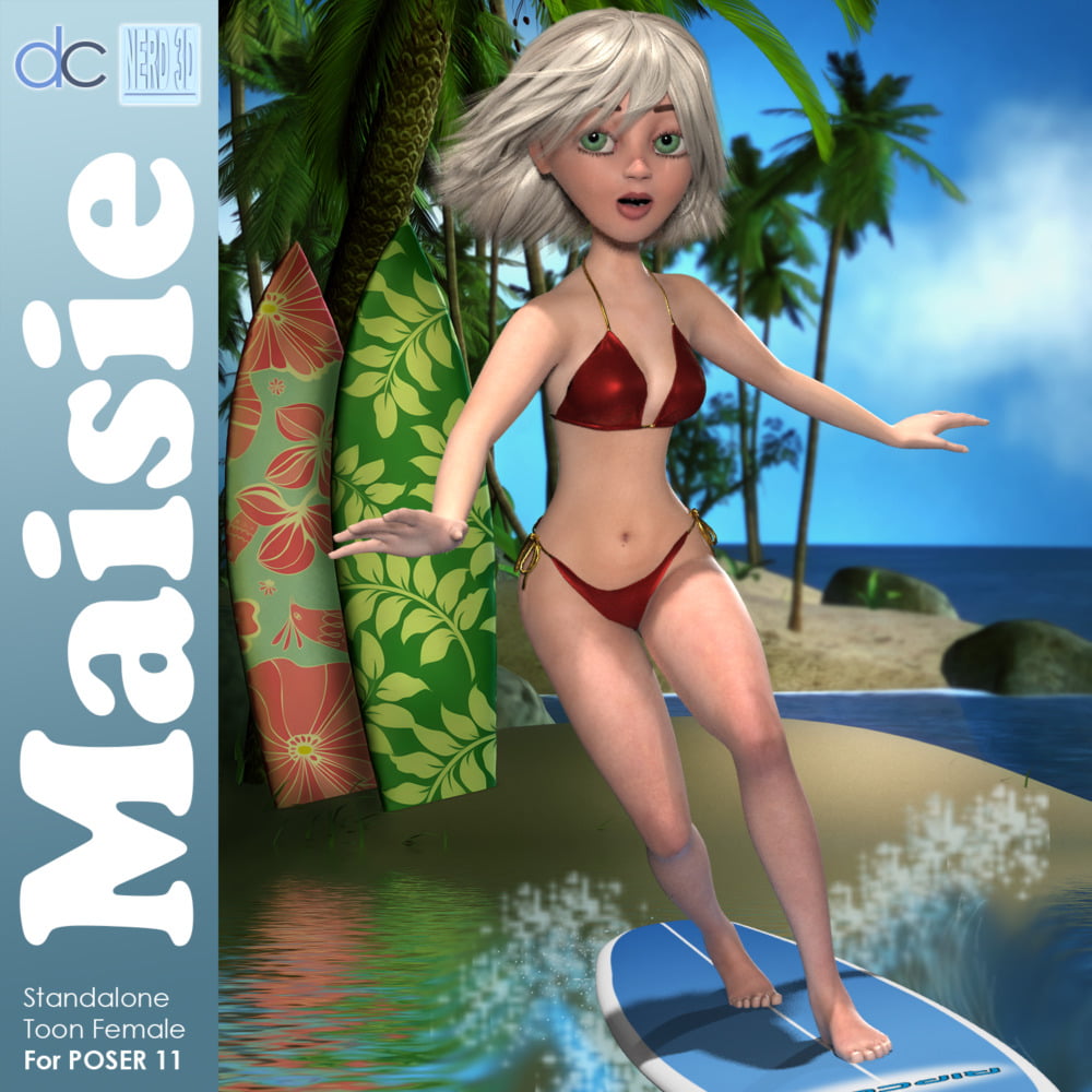 Maisie - Weight Mapped Toon Female for Poser
