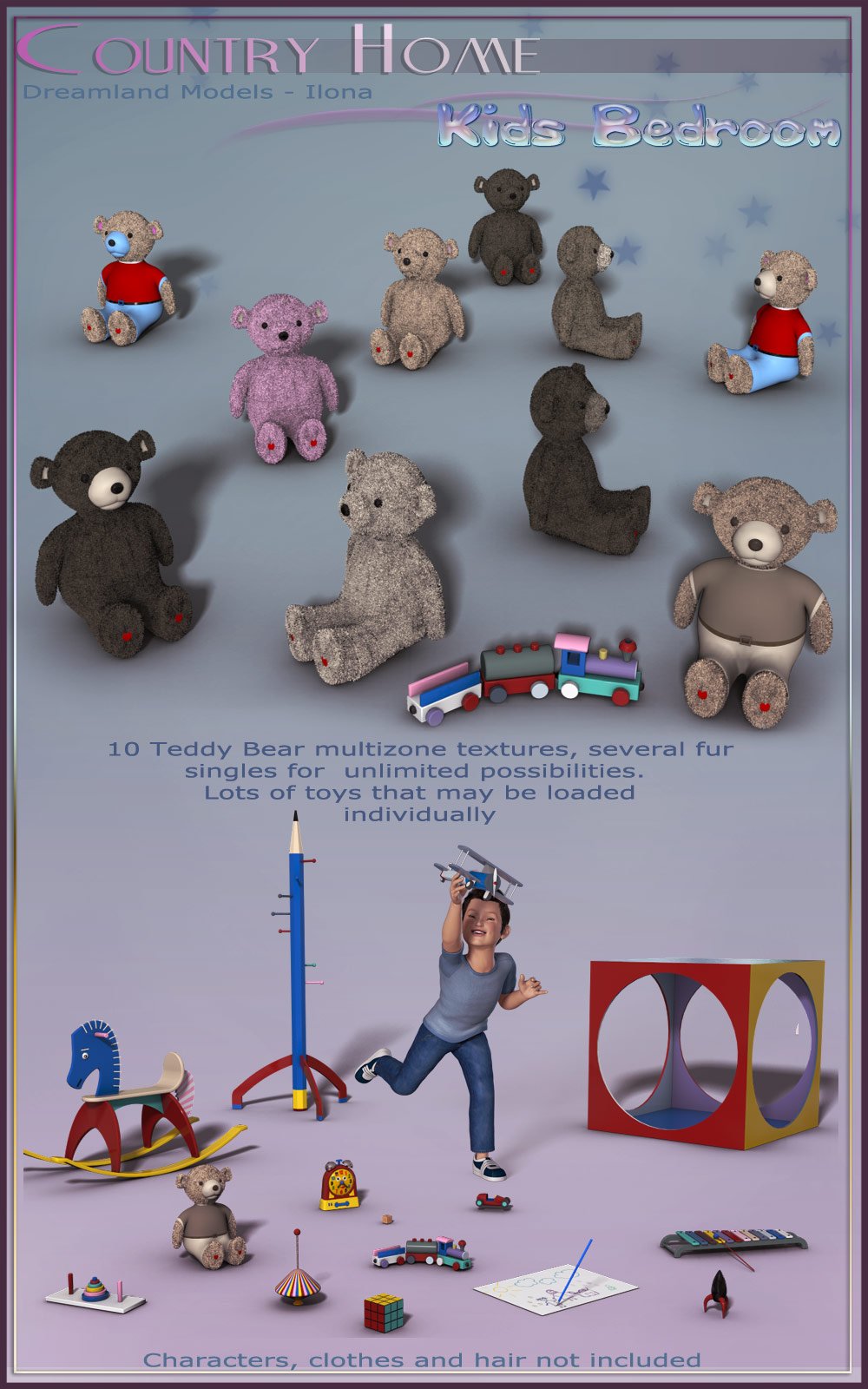 Country Home, Kids Bedroom