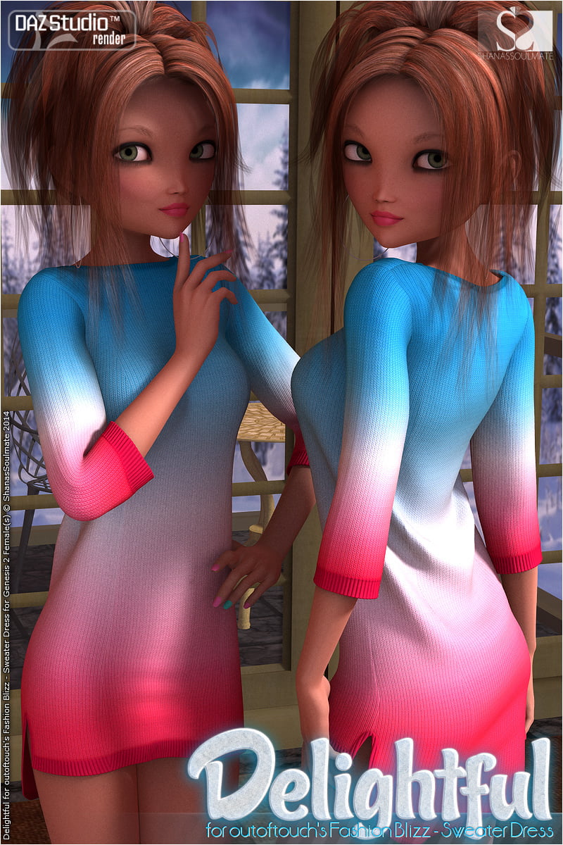 Delightful for Fashion Blizz - Sweater Dress