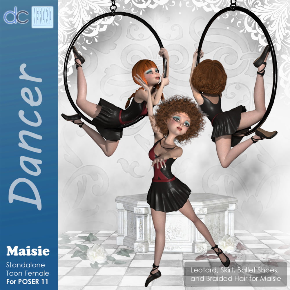 Maisie Dancer Leotard, Skirt and Shoes