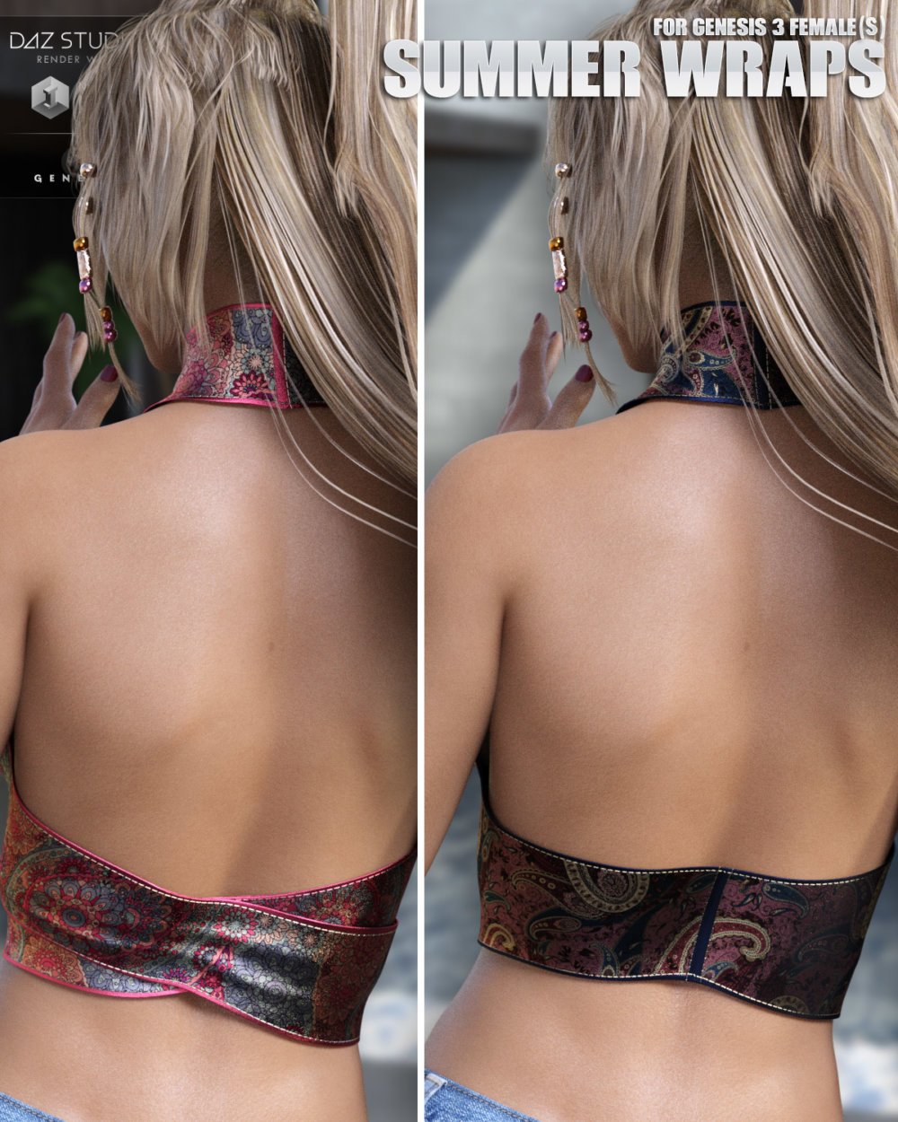 Summer Wraps for Genesis 3 Females