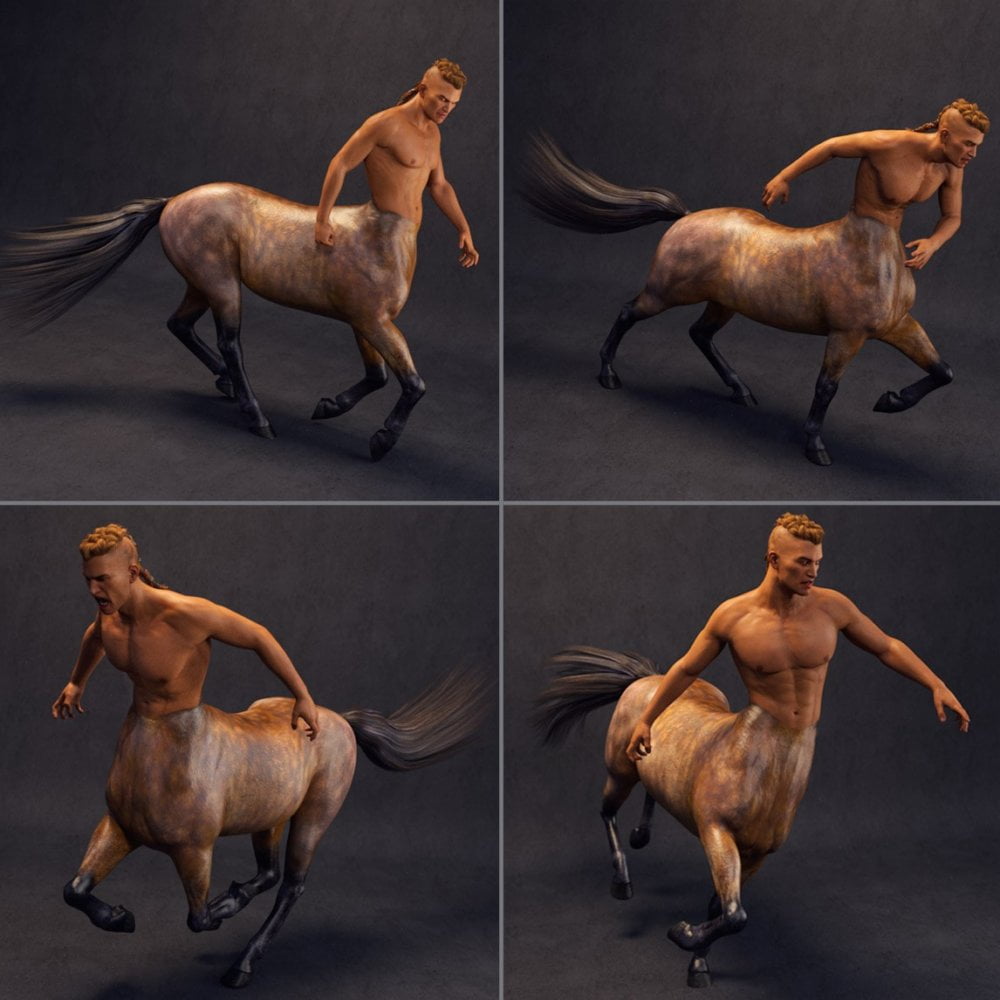 Wild Freedom Poses for Centaur 7 Male