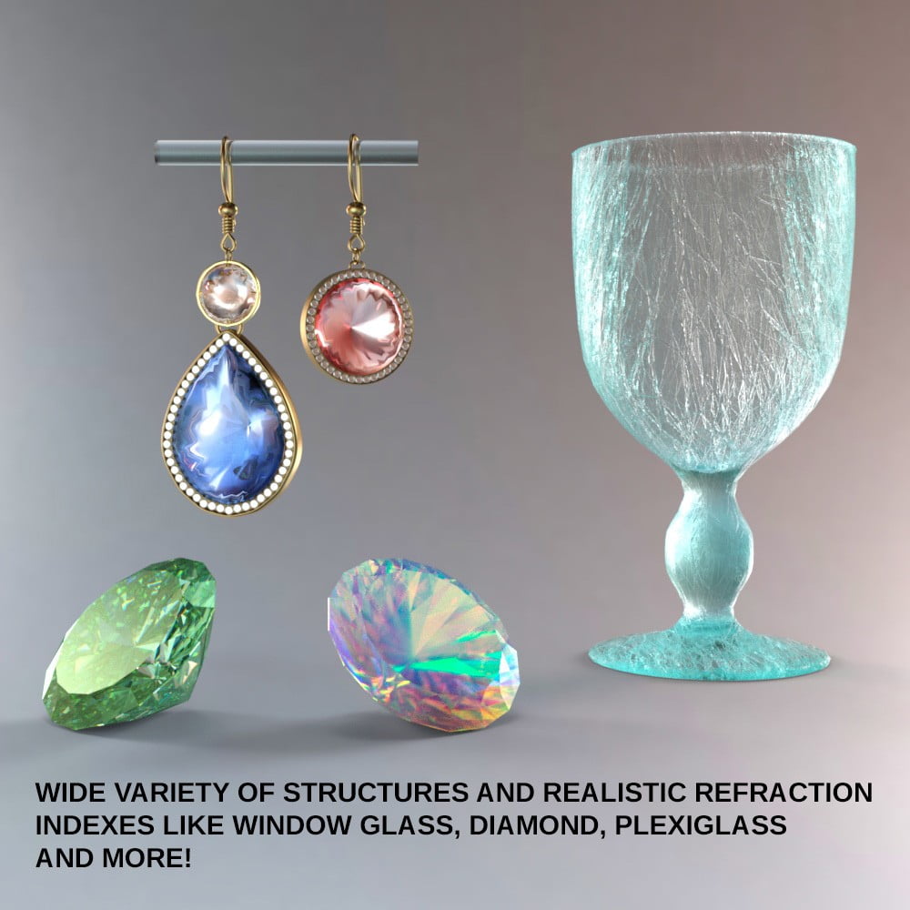 Versatile Glass Shader - Custom Shader and Presets for Iray