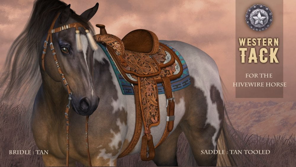 Western Tack for the HiveWire Horse
