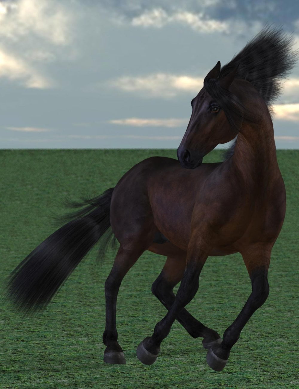 Paddock Poses for the HiveWire Horse