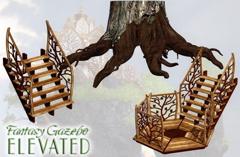 Fantasy Gazebo Elevated
