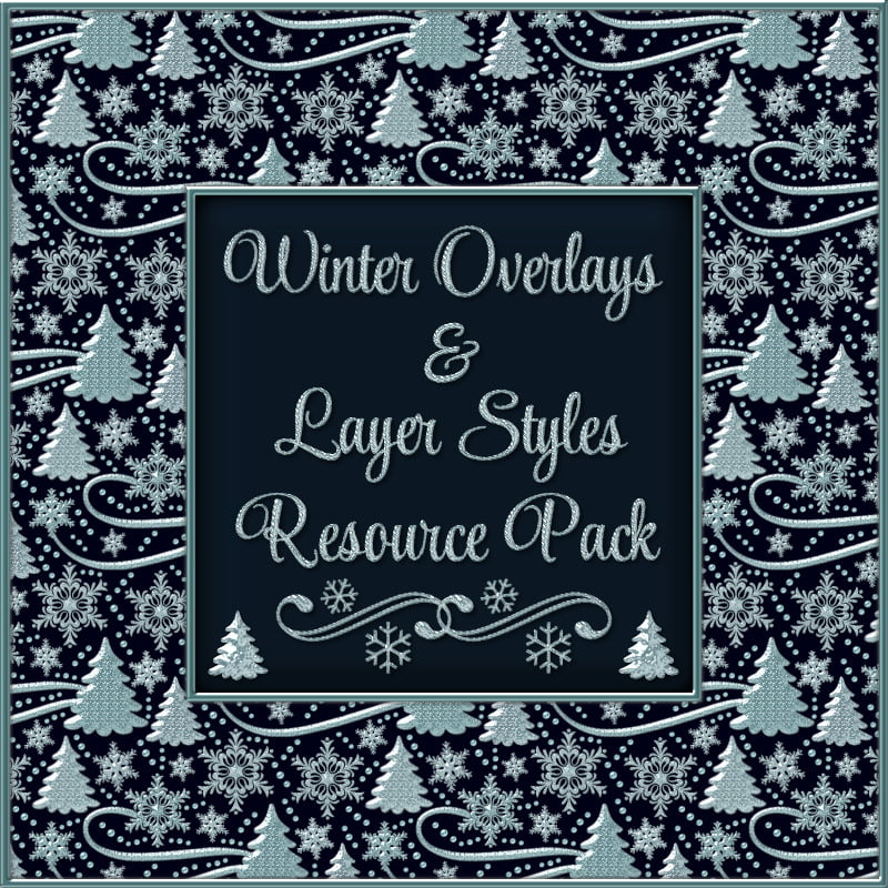 Design Resource: WINTER Overlays & Layer Styles Pack