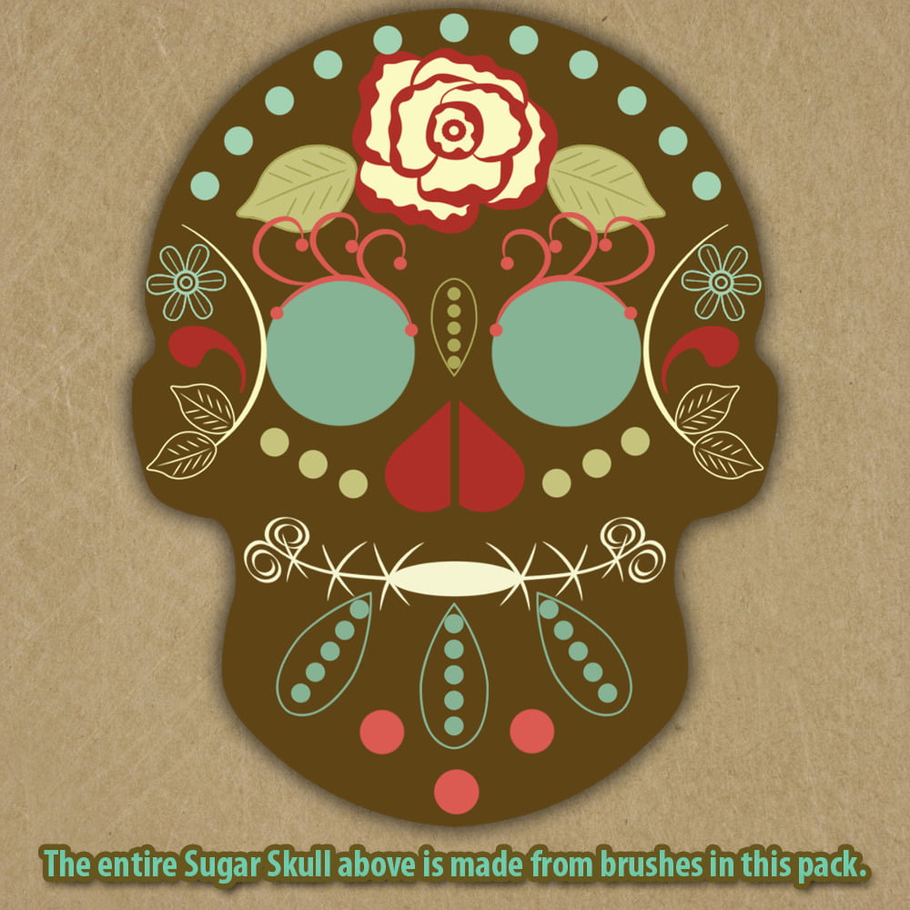 FB Sugar Skull Brush Kit