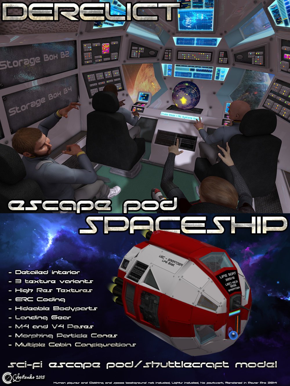 Derelict Spaceship: Escape Pod