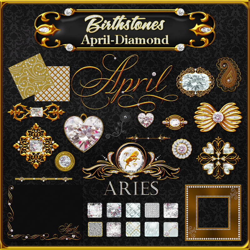 Birthstone Bling!: April-Diamonds