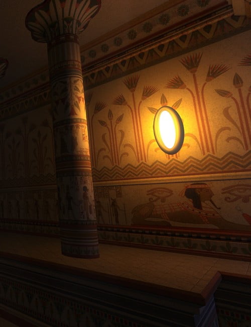 Dark Temple Light Set for DAZ Studio