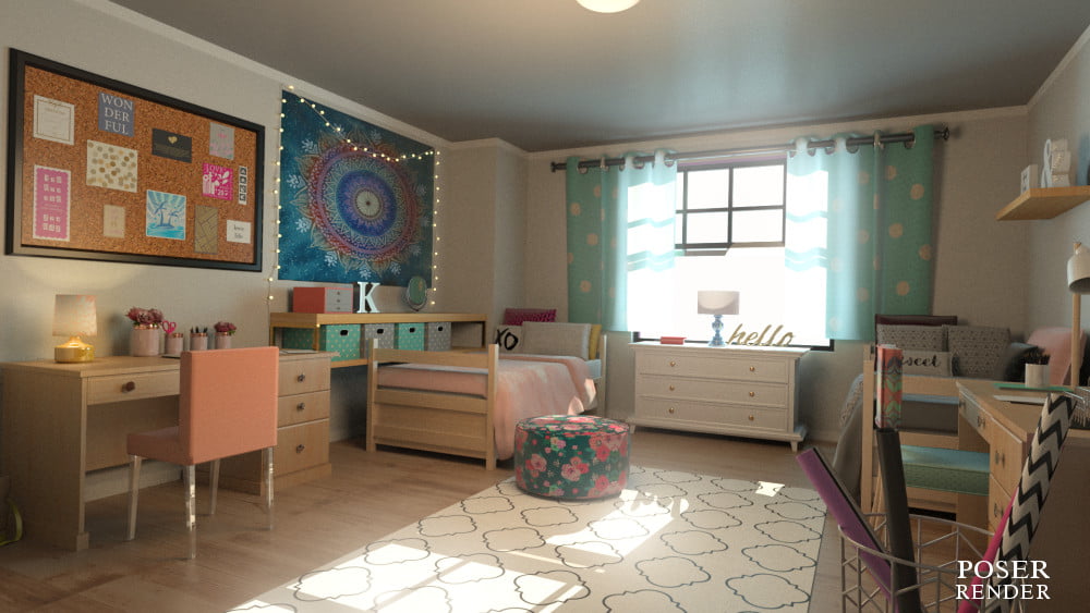Girls Dorm Room