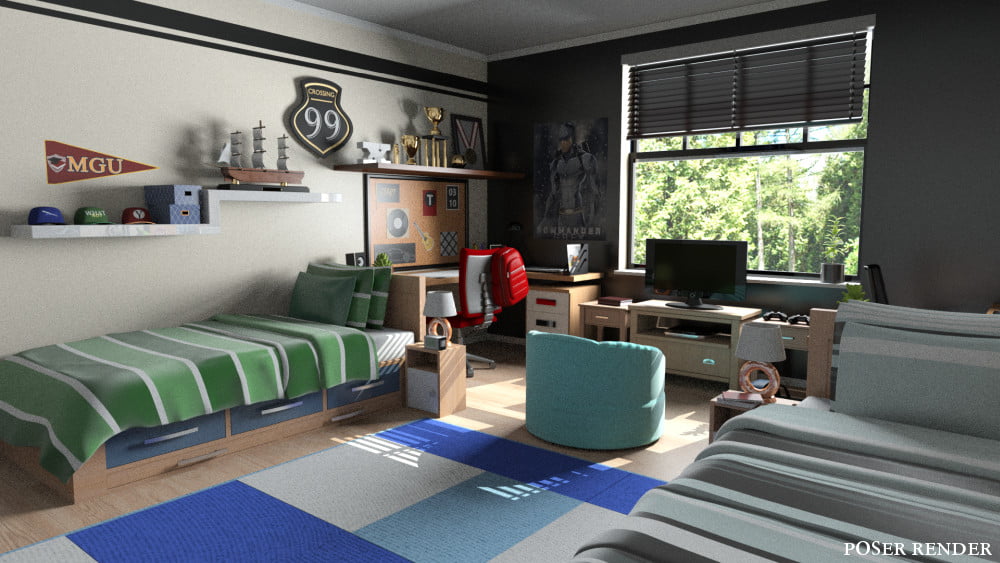 Boys Dorm Room