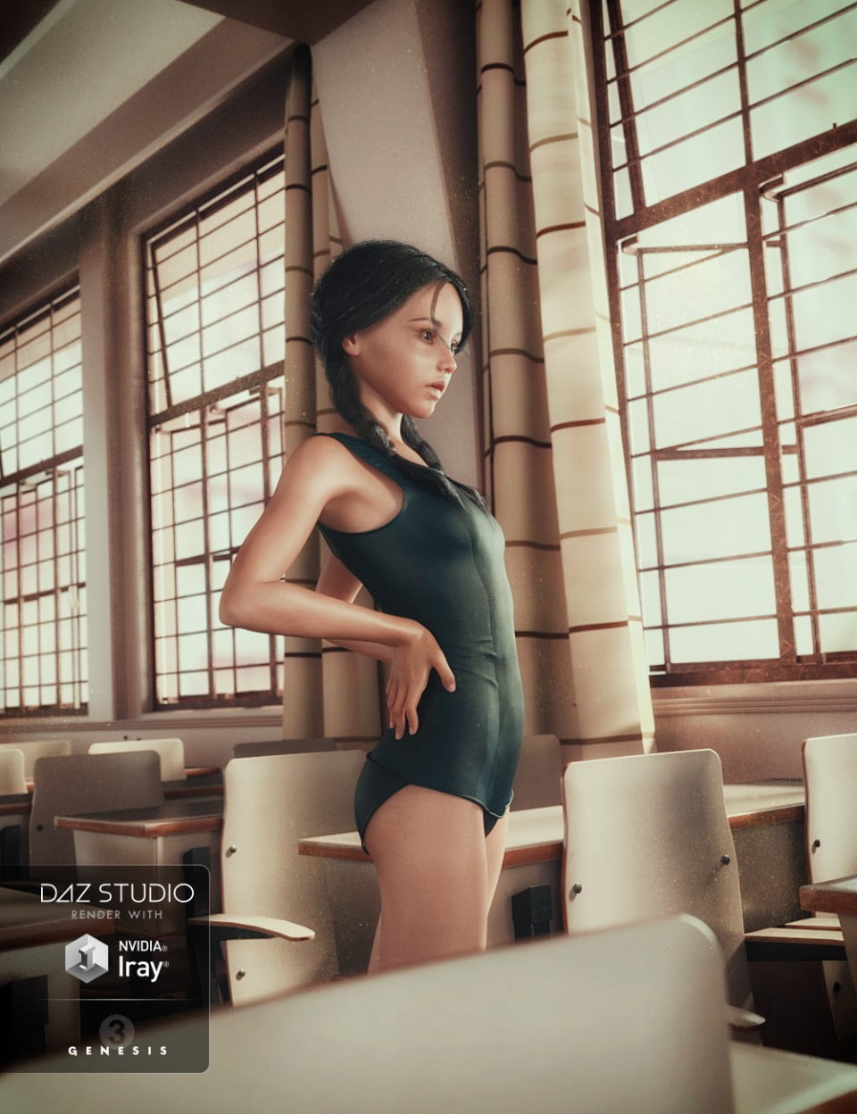 School Sports Outfits for Genesis 3 Female(s)