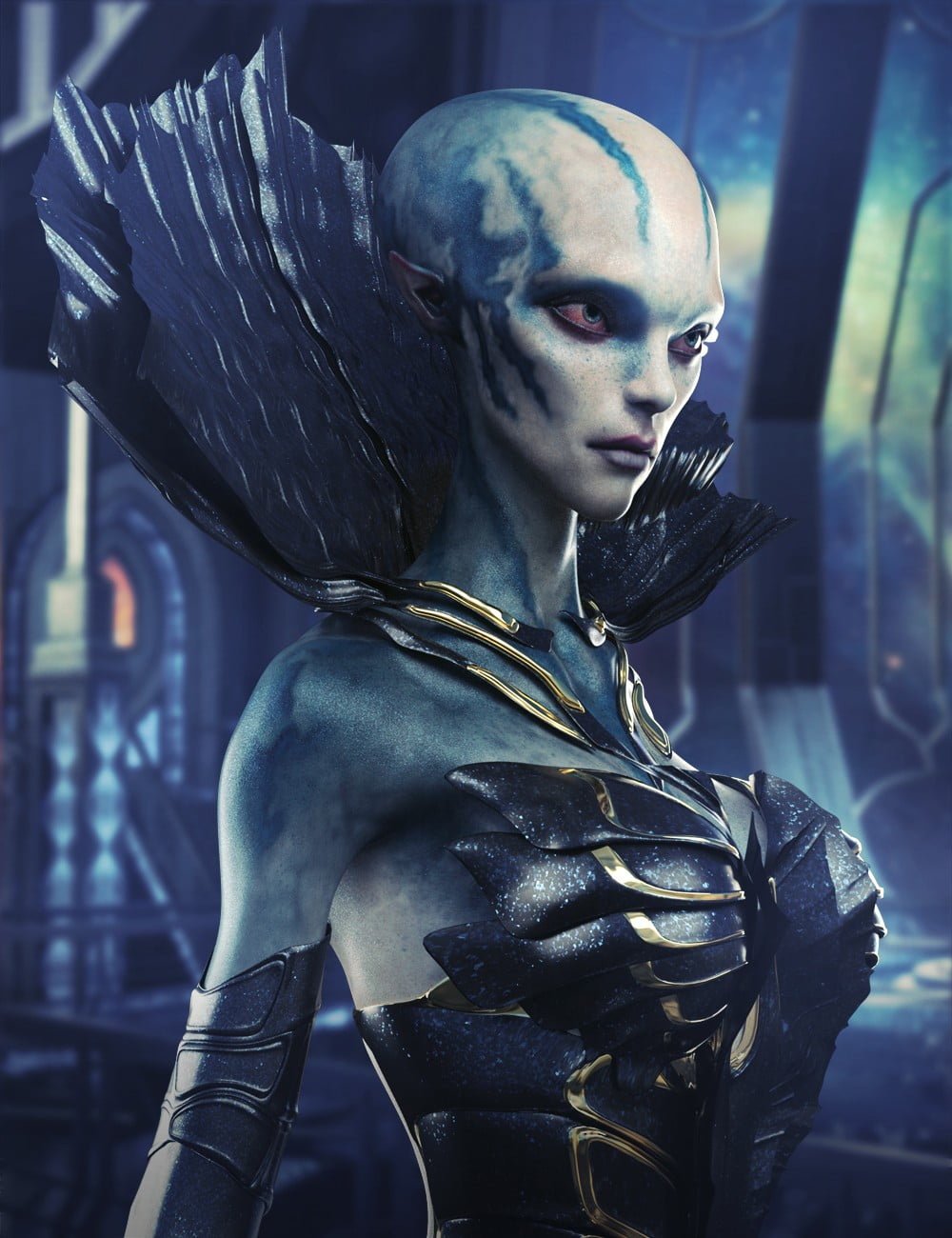 Nenana Alien HD for Genesis 8 Female