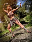 Barbarian Warrior Outfit for Genesis 8 Female(s)