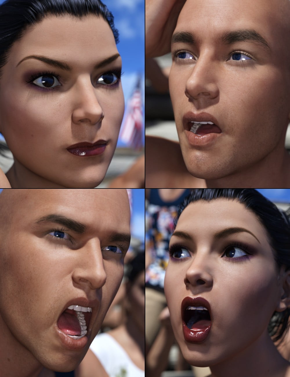 Crowd Reaction Expressions