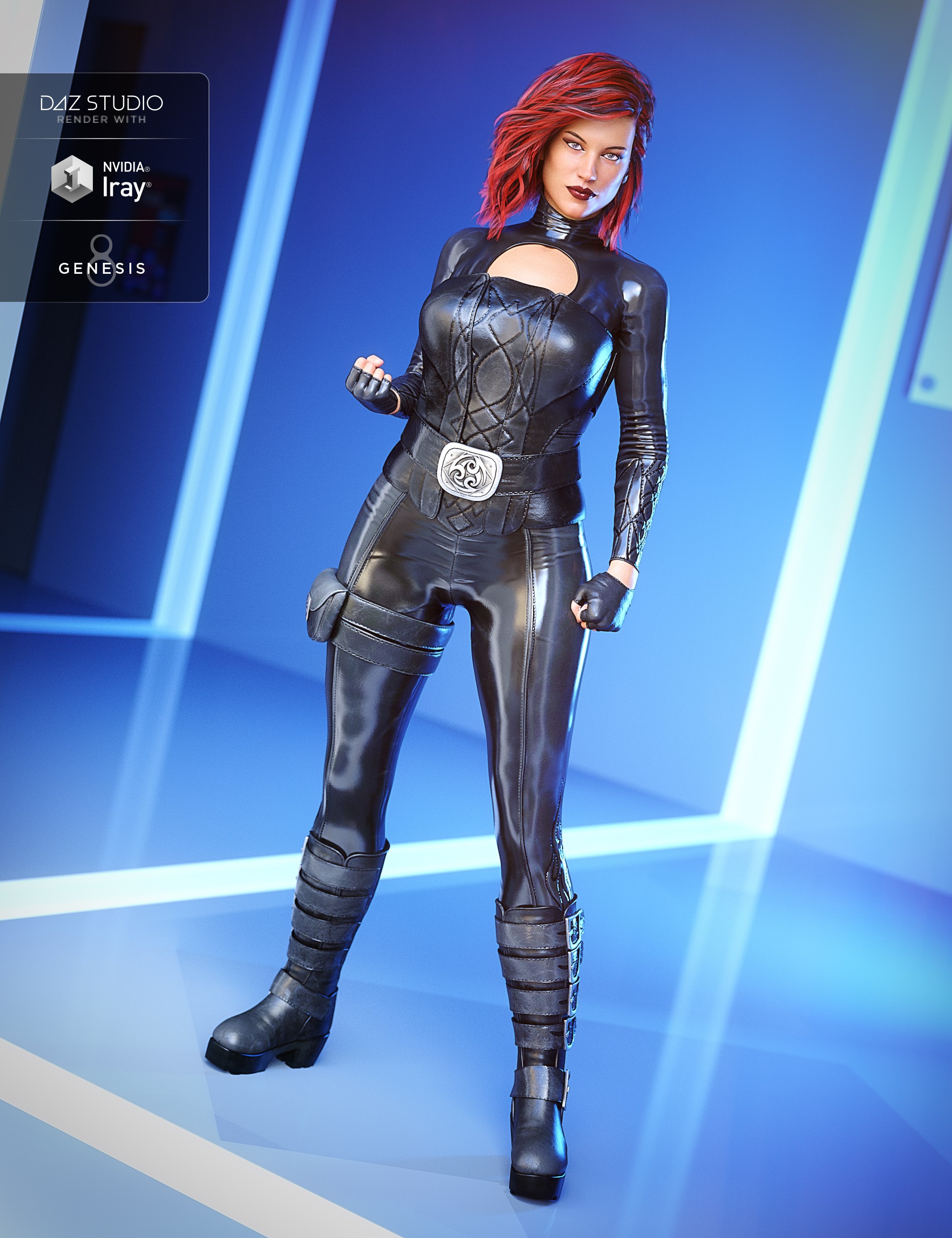 Lethal Rogue Outfit for Genesis 8 Female(s)