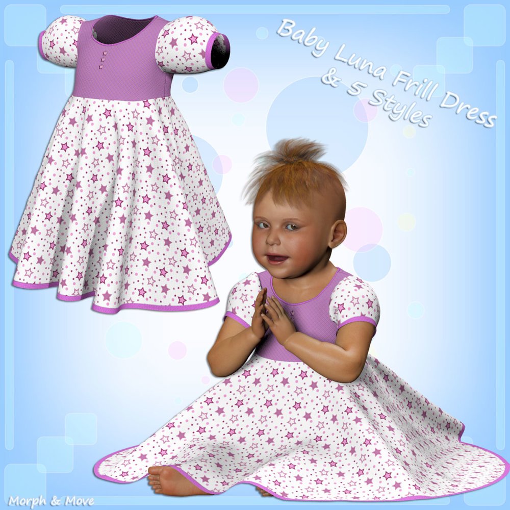 Baby Luna Frill Dress and 5 Styles