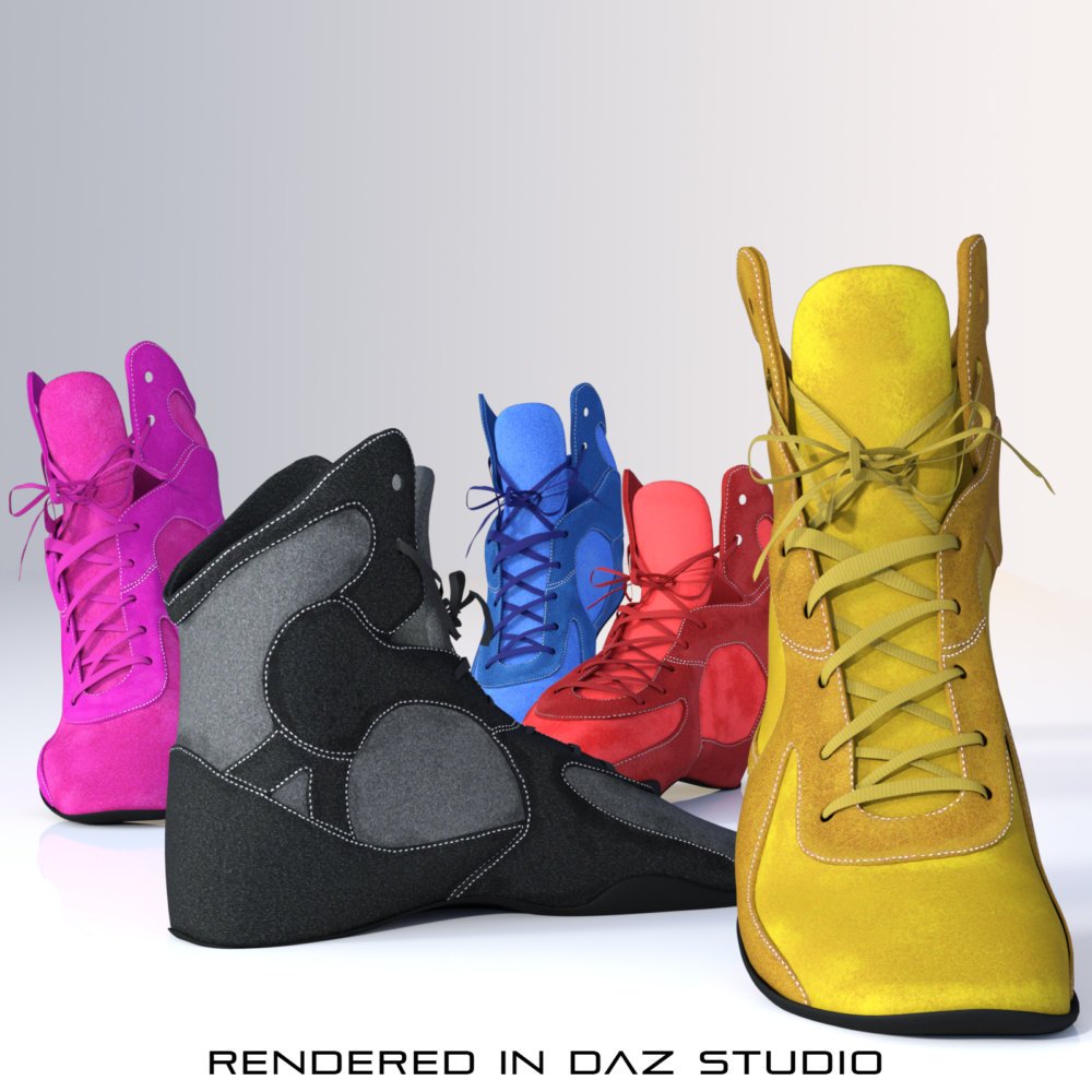 MMA Shoes for Genesis 3 Females and Victoria 4