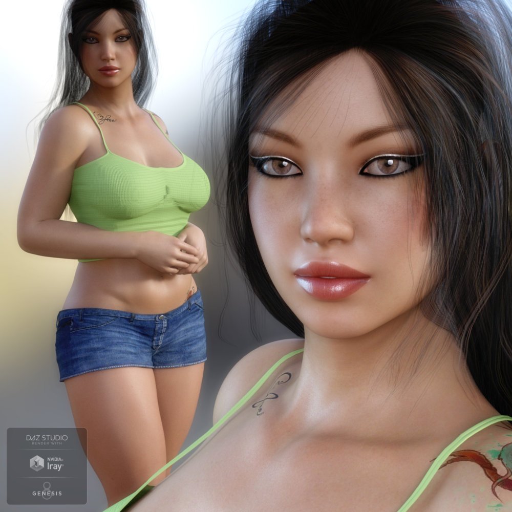 Exquisite Head & Body Merchant Resource Genesis 8 Female