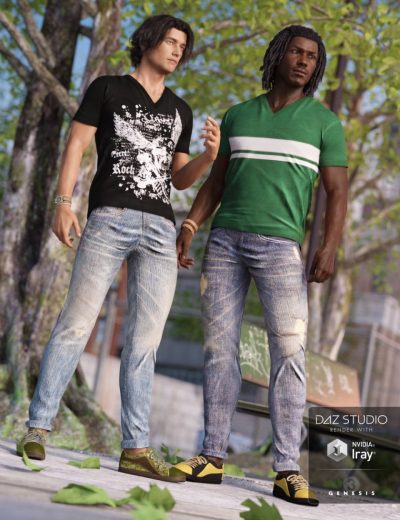 00-daz3d_v-neck-t-shirt-and-jeans-outfit-textures-2