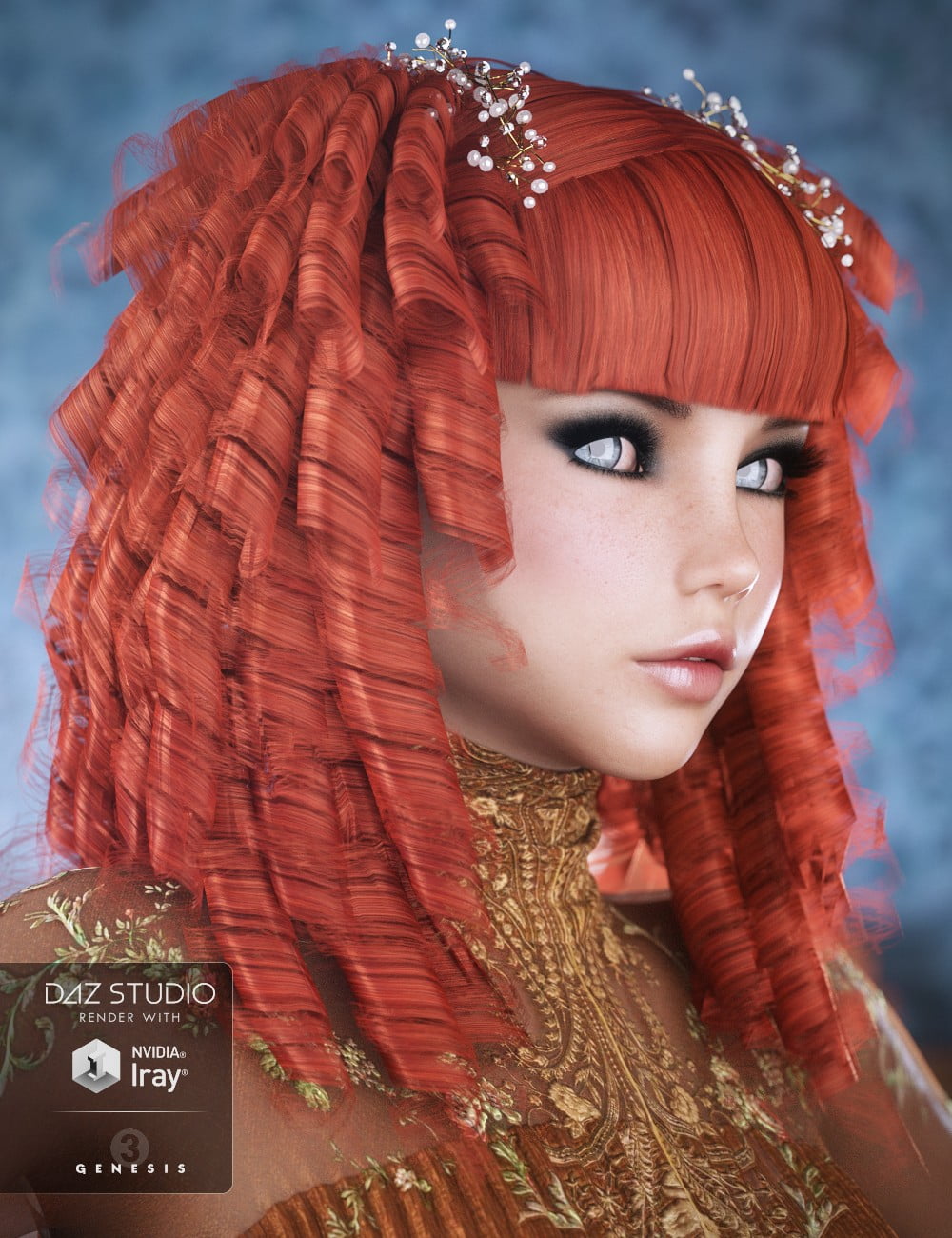 Small World Baby Locks Hair for Genesis 3 and 8