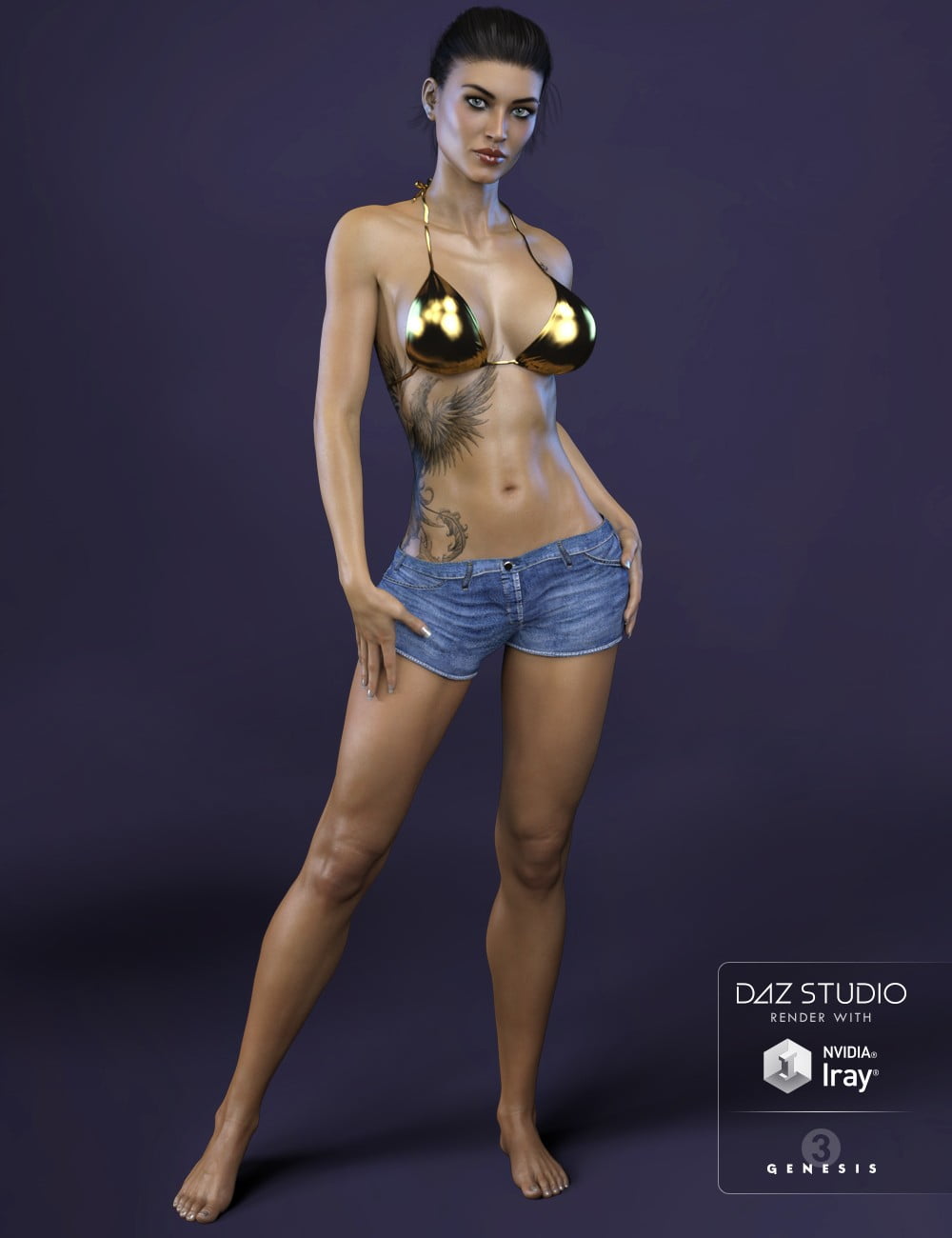 FW Francesca HD for Genesis 3 Female