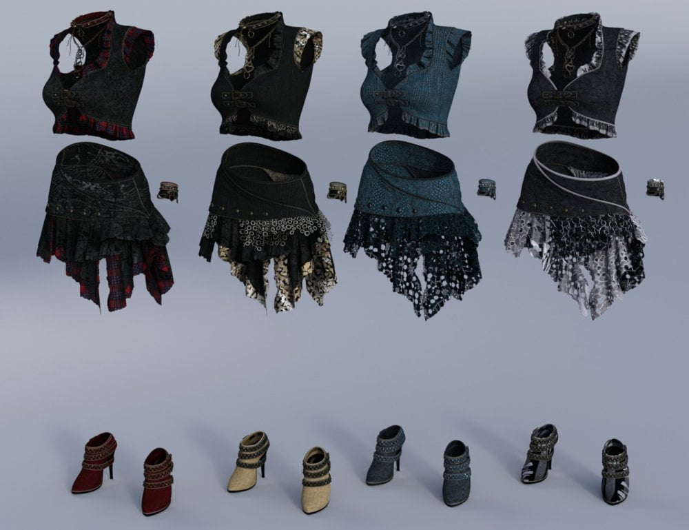 Rocker Outfit Textures