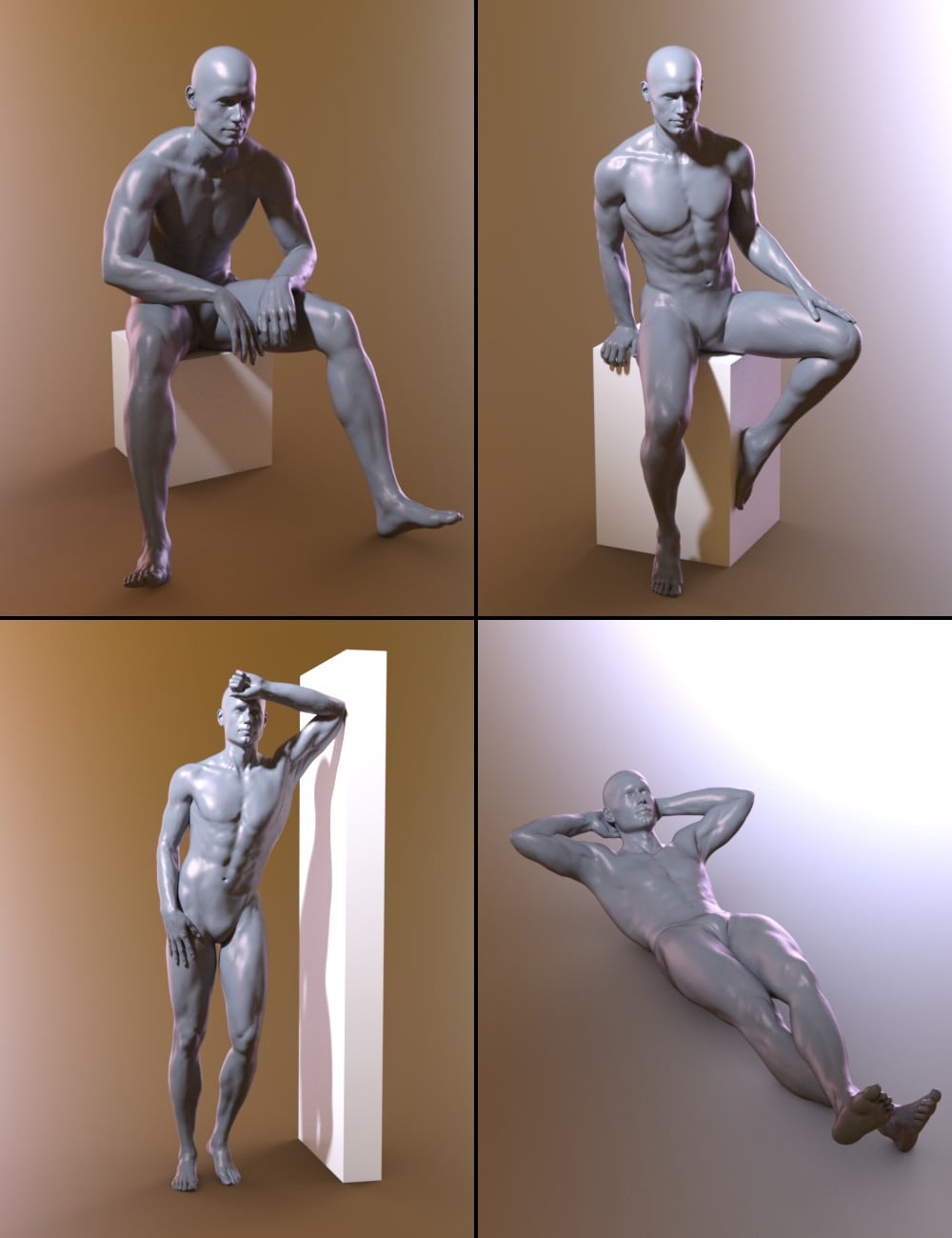 Manly Poses for Genesis 8 Male and Michael 8