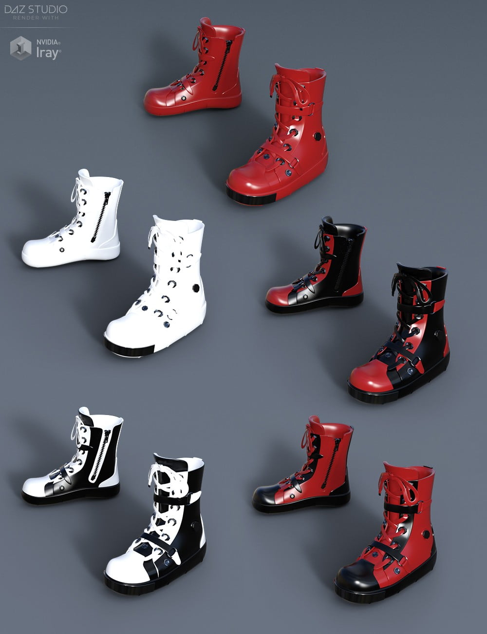 Urban Booties for Genesis 8 Male(s) and Female(s)